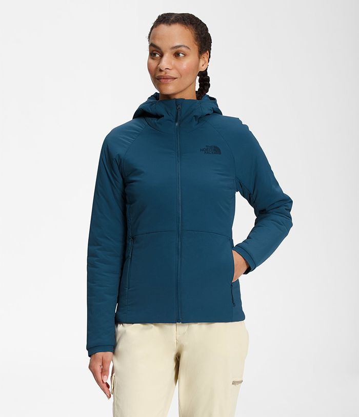 The North Face Ventrix™ Hoodie Womens Puffer Jacket Blue 280137-AHR